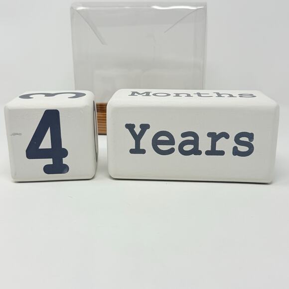 Mud Pie Milestone Blocks - Picture 2 of 4